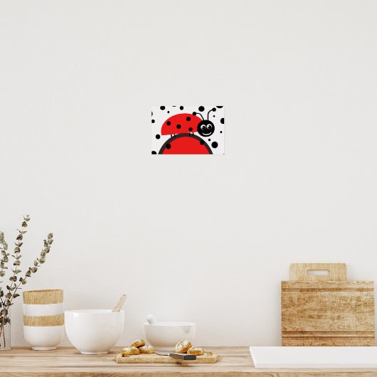 Ladybug-Poster Poster (Keuken)