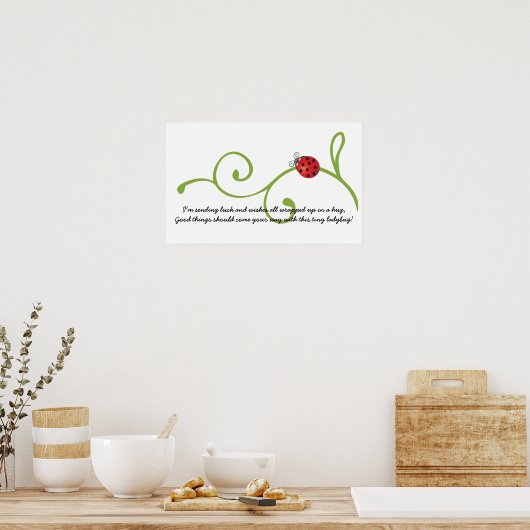 Ladybug-Poster Poster (Keuken)