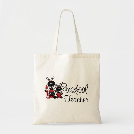Ladybug Preschool Canvas tas leraar (Voorkant)