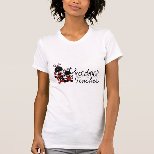 Ladybug Preschool-leraar T-Shirt (Voorkant)