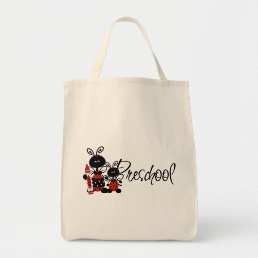 Ladybug Preschool Tshirts en Gifts Tote Bag (Voorkant)