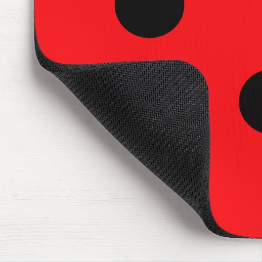 Ladybug Print Mousepad Muismat (Hoek)