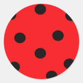 Ladybug Print Sticker (Voorkant)