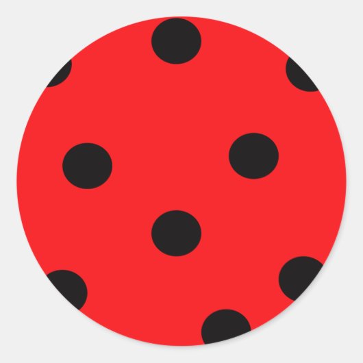 Ladybug Print Sticker (Voorkant)