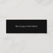 Ladybug-profiel thin card mini visitekaartje (Achterkant)