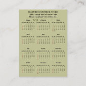 Ladybug Pupa agenda ~ Chubby Visitekaartje (Achterkant)