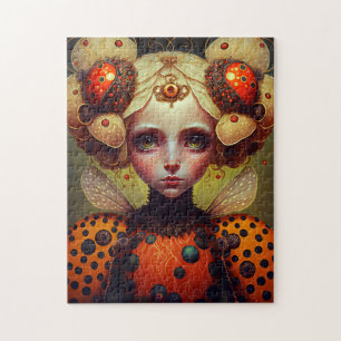 Ladybug Queen 2 Cute Fantasy Art Legpuzzel