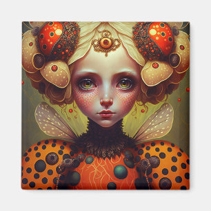 Ladybug Queen 2 Cute Fantasy Art Magneet