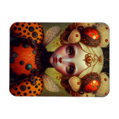 Ladybug Queen 2 Cute Fantasy Art Magneet (Horizontaal)