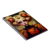 Ladybug Queen 2 Cute Fantasy Art Notitieboek (Rechterzijde)