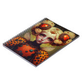 Ladybug Queen 2 Cute Fantasy Art Notitieboek (Linkerzijde)