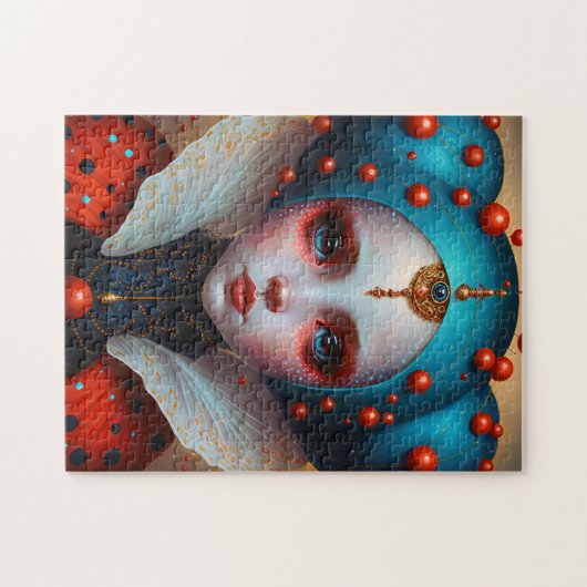 Ladybug Queen Cute Fantasy Art Legpuzzel (Horizontaal)