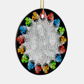 Ladybug-rand Keramisch Ornament (Rechts)
