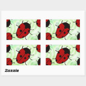Ladybug Rechthoekige Sticker (Vel)