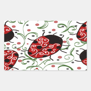 Ladybug Rechthoekige Sticker