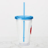 Ladybug Red Badge Acryl Drinkbeker (Rechts)