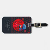 Ladybug Red Badge Bagagelabel (Voorkant horizontaal)
