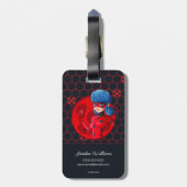 Ladybug Red Badge Bagagelabel (Achterkant verticaal)