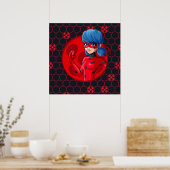 Ladybug Red Badge Poster (Keuken)