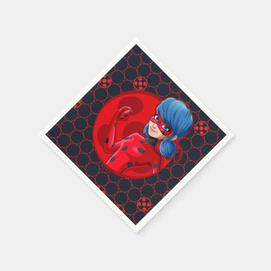 Ladybug Red Badge Servet (Hoek)