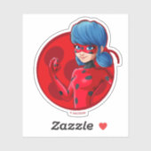 Ladybug Red Badge Sticker (Vel)