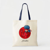 Ladybug Red Badge Tote Bag (Voorkant)