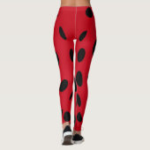 Ladybug Red en Black Spots Leggings (Achterkant)