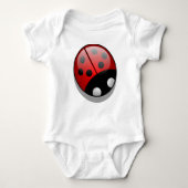 Ladybug, Red Ladybug, Cute Ladybug, Lady Beetle Romper (Voorkant)