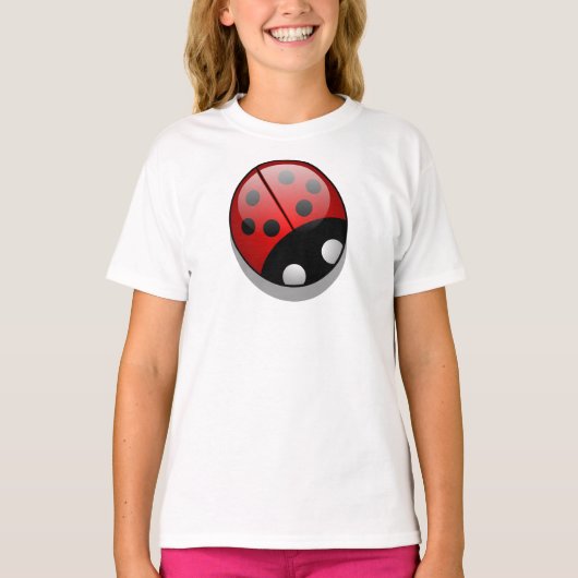Ladybug, Red Ladybug, Cute Ladybug, Lady Beetle T-shirt (Voorkant)