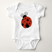 Ladybug, Red Ladybug, Cute Ladybug, Ladybird Romper (Voorkant)