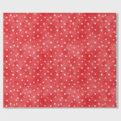 Ladybug Red White Dots Birthday Cadeaupapier (Vlak)