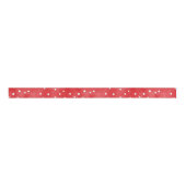 Ladybug Red White Dots Birthday Grosgrain Lint (Voorkant)