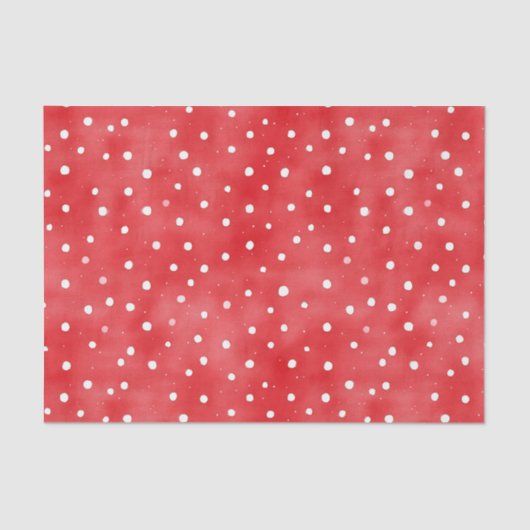 Ladybug Red White Dots Birthday Tissuepapier (Voorkant)