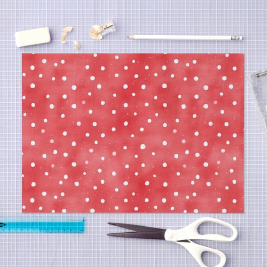 Ladybug Red White Dots Birthday Tissuepapier (Craft)