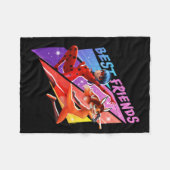 Ladybug & Rena Rouge | Beste vrienden Fleece Deken (Voorkant (Horizontaal))