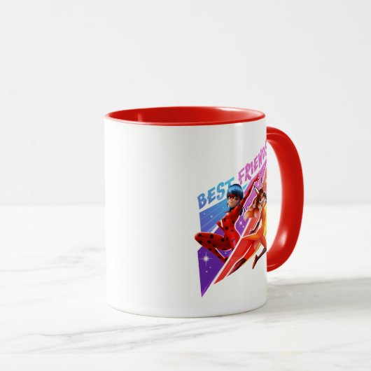 Ladybug & Rena Rouge | Beste vrienden Mok (Voorkant rechts)
