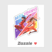 Ladybug & Rena Rouge | Beste vrienden Sticker (Vel)