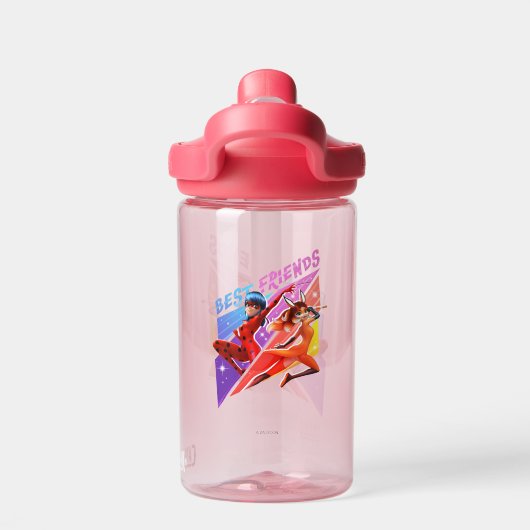 Ladybug & Rena Rouge | Beste vrienden Waterfles (Achterkant)