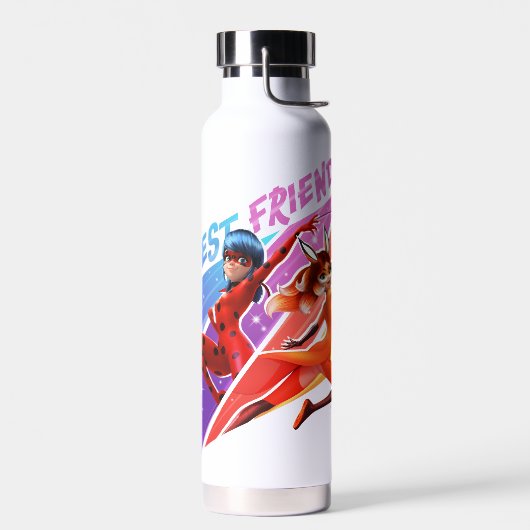 Ladybug & Rena Rouge | Beste vrienden Waterfles (Links)