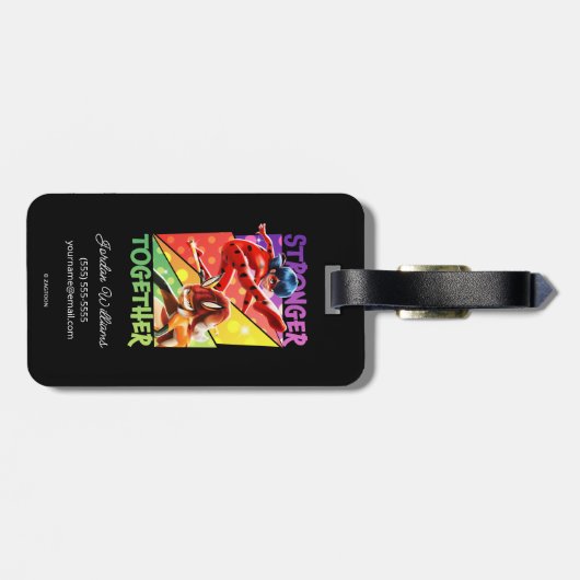 Ladybug & Rena Rouge | Sterkere samenwerking Bagagelabel (Achterkant horizontaal)