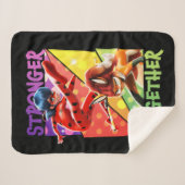 Ladybug & Rena Rouge | Sterkere samenwerking Sherpa Deken (Voorkant (horizontaal))