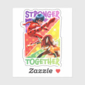 Ladybug & Rena Rouge | Sterkere samenwerking Sticker (Vel)