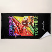 Ladybug & Rena Rouge | Sterkere samenwerking Strandlaken (Voorkant)