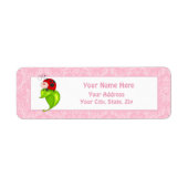 Ladybug Return Address Label (Voorkant)