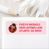 Ladybug Return Address Labels (Insitu)