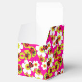 Ladybug rode roze patroon kinder cadeaudoos voor f bedankdoosjes (Geopend)