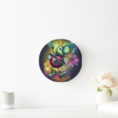 Ladybug Roller Disco Wall Clock Ronde Klok (Huis)