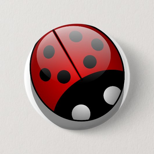 Ladybug Ronde Button 5,7 Cm (Voorkant)
