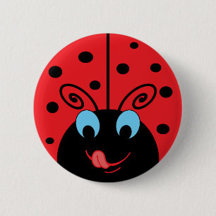 Ladybug Ronde Button 5,7 Cm