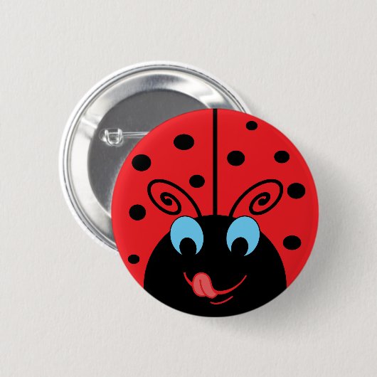 Ladybug Ronde Button 5,7 Cm (Voorkant /achterkant)